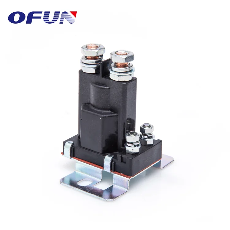 OFUN Ce Approved High Voltage 80A Forklift 12V 24V Electric Dc Contactor