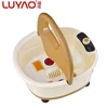 electric heat bubble foot bath spa massager foot roller massage machine basin Blood circulation