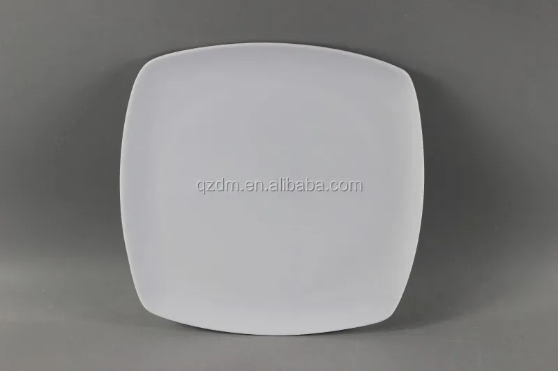 Factory Supply Melamine camping Dinner plate , Solid Color dishes