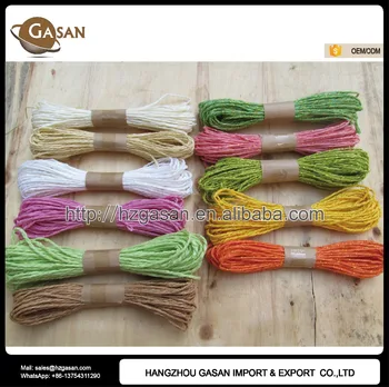 raffia paper twist