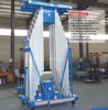 200KG Loading Capacity Double Mast Aluminum Lifting Platform for sale