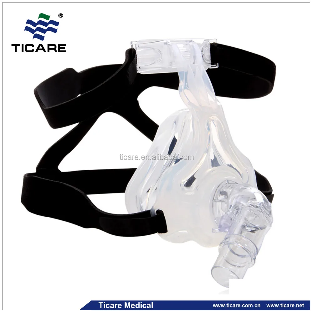 Comfortable Cpap Full Face Mask With Silicone Headgear Buy Cpap Mask