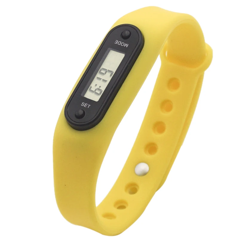 Low Cost Pedometers Lcd Digital Step Meter Pedometer Bracelet With