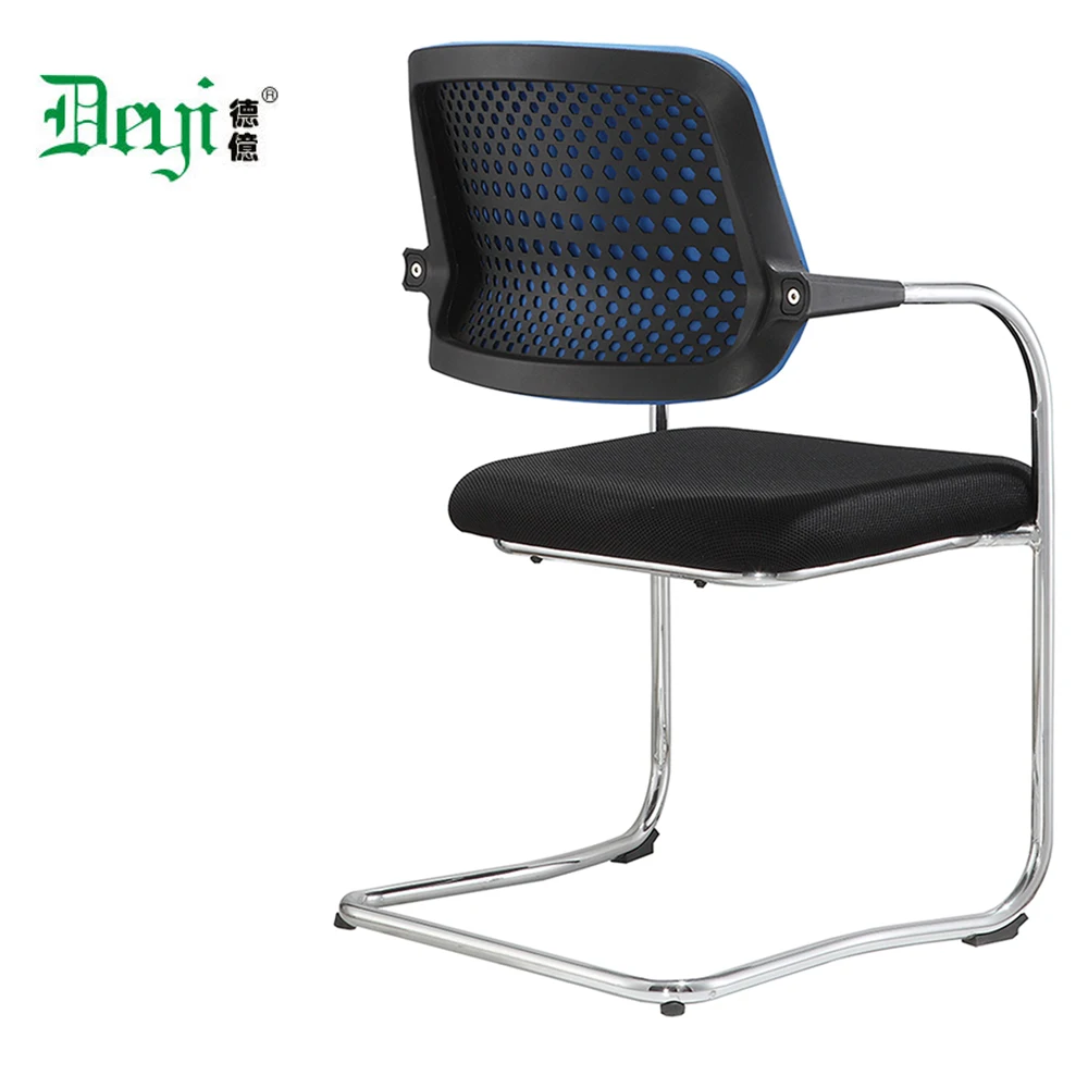armrest visitor chair plastic backrest cantilever visitor chair