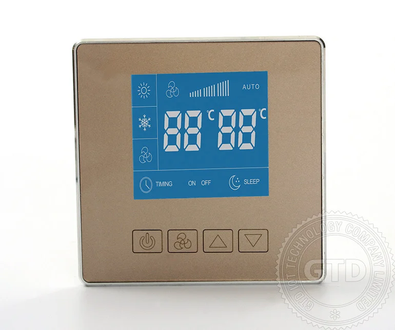 Luxury Hotel Central Airconditioning Control Panel,Touch Control And