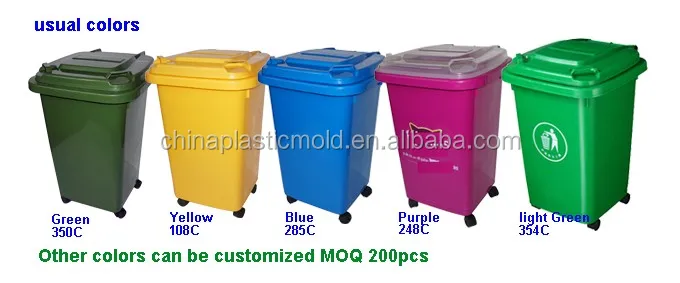 Colourful Decorative Outdoor Garbage Can Toy Plastic Garbage Trash