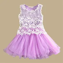 High Quality Autumn Baby Girl Dress Bebe Tutu Lace Flower Dress for Girl Infant for children