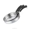 High quality cheap stainless steel 430 fry pan set