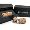 Eco-friendly wooden wine cork shaped USB Flash Drive
