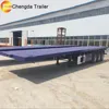Container Flatbed Semi Trailer Dimension, Container Trailer, Flatbed Truck Trailer Dimensions