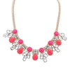 Lowest price Europe lady top design 2014 spring accessories chocker charm pendant statement necklace PN1118