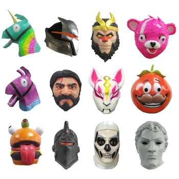 2018 new fortnite llama mask halloween costume fortnite latex mask full face face upgrade llama mask - fortnite llama face paint