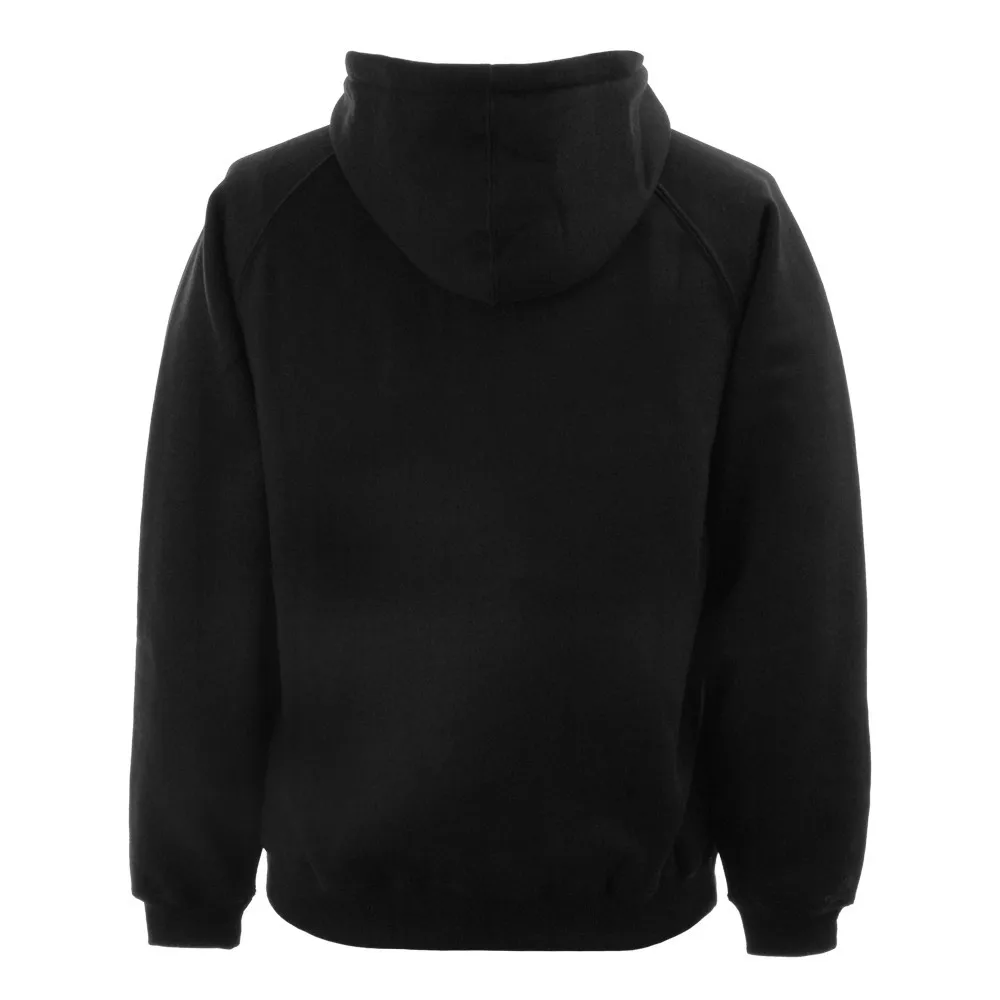 Plain Black Hoodie Template