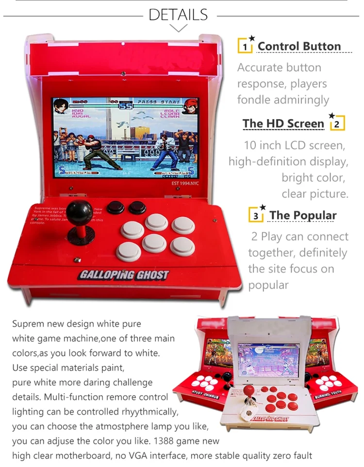 Hot Sale Mini 1 Joystick Desktop Mini Games Retro Indoor Video Arcade Game Machines For Sale