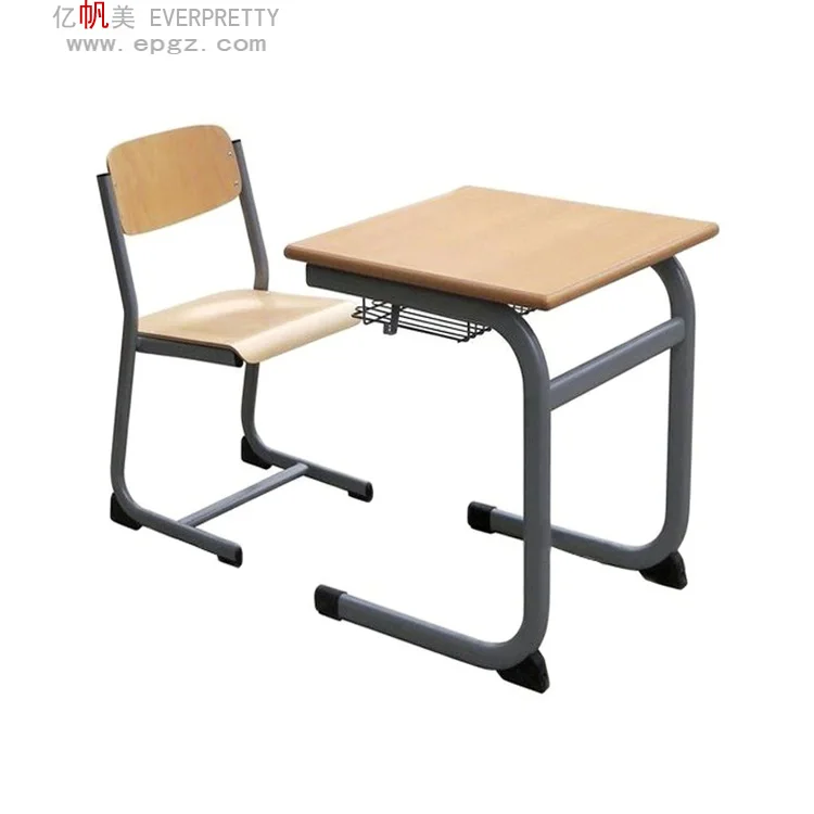 School Furniture Single Seater Study Desk And Chair Wooden Buy School