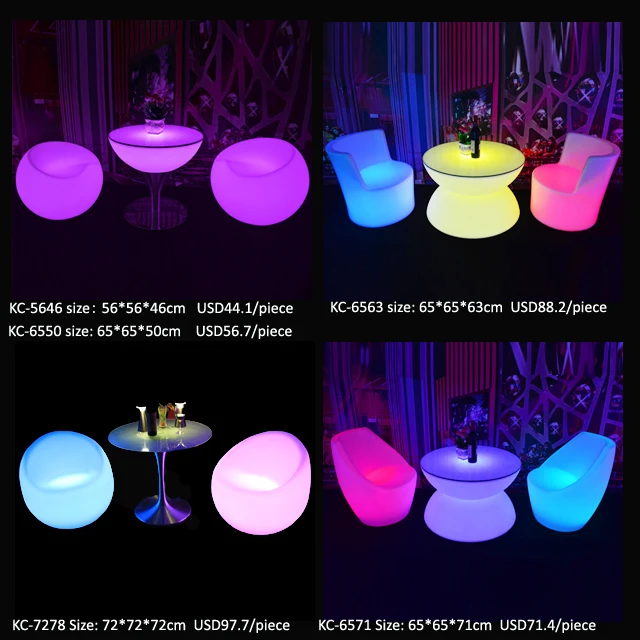 LED arm chair