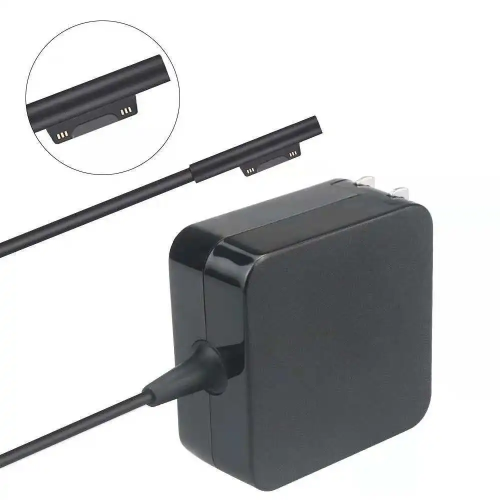 44w 15v 2.58a Square Laptop Ac Adapter Charger For Microsoft Surface