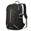 2019 OEM black women&men XL Lightweight Zipper Anti-Theft Waterproof Packable Hiking Backpack for Travel