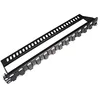 24 port patch panel cat6a/cat6 with UNSHIELDED UNLOADED Patch Panel