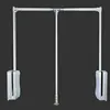 Extendable wardrobe pull down clothes rack, soft closing auto back cloth hanging system