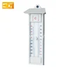 Plastic indoor outdoor maximum and minimum thermometer