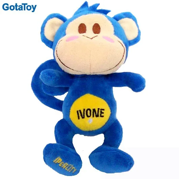 blue monkey soft toy