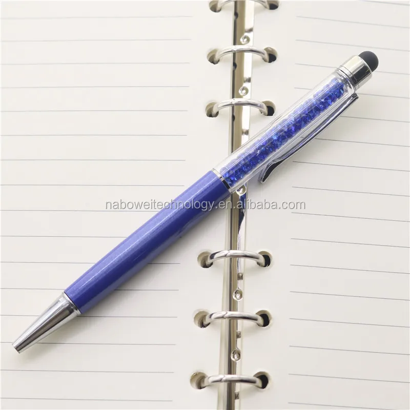 Universal crystal capacitive stylus pen touch screen pen for For ipad Phone/ iPhone Samsung/ Tablet