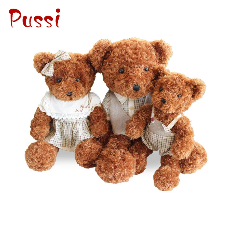 bear bear family plush