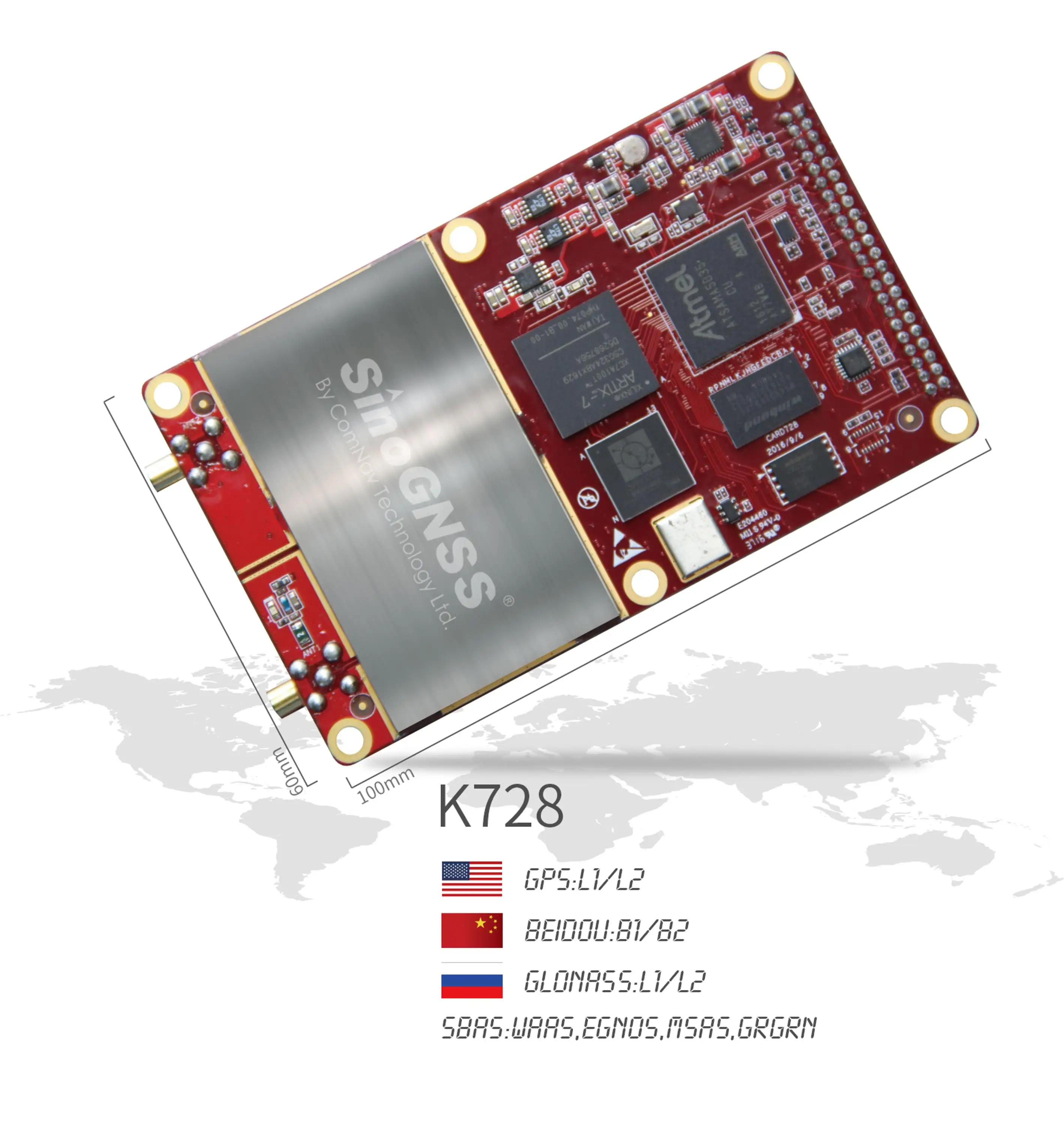 Sinognss K728 Gnss Rtk Board With Post Processing/dgps/sbas - Buy Gnss ...