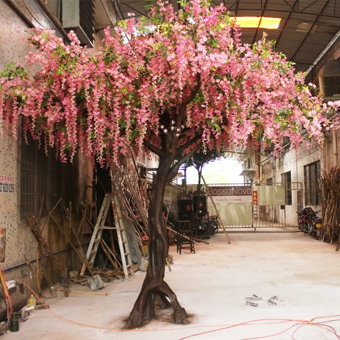 Pink Artificial Wisteria Flower Trees Buy Pink Artificial Trees
