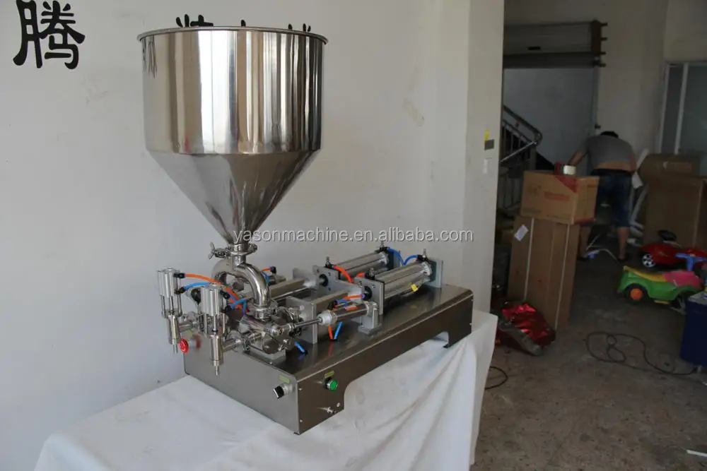 10300ml Double Heads Semiautomatic Pizza Sauce Filling Machine,Pizza Sauce Bottling Machine