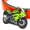 Factory direct price pvc material rubber key chain plastic key ring for souvenir