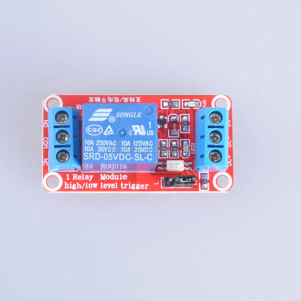 BIlinli 1-Kanal-Relaismodul Optokoppler 5V Low Level Trigger-Erweiterungskarte Arduino 