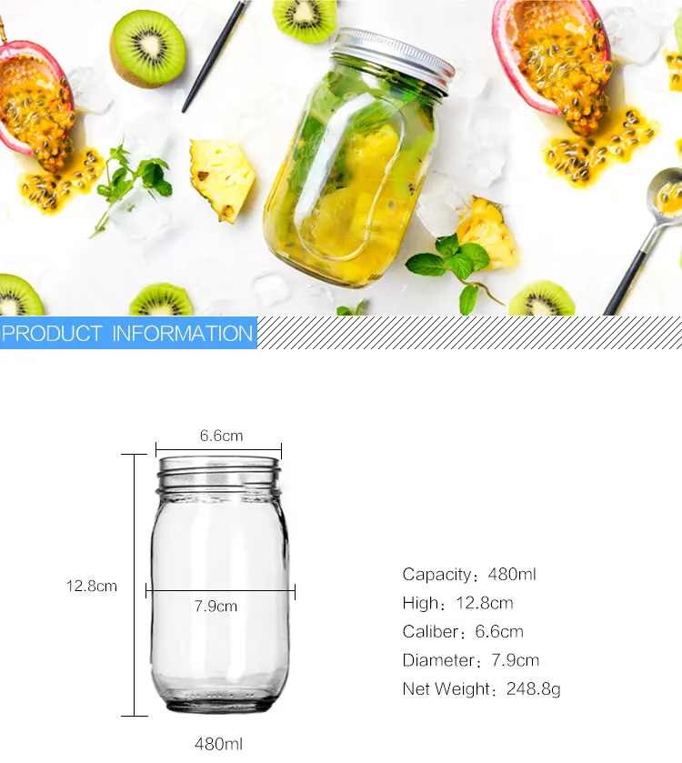 High Quality Canning Jar 16oz Glass Mason Jar Buy Mason Jars,16oz