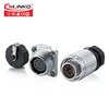 CNLINKO Quick Lock Connector panel mount plug socket 9 Pin Connector Waterproof ip65