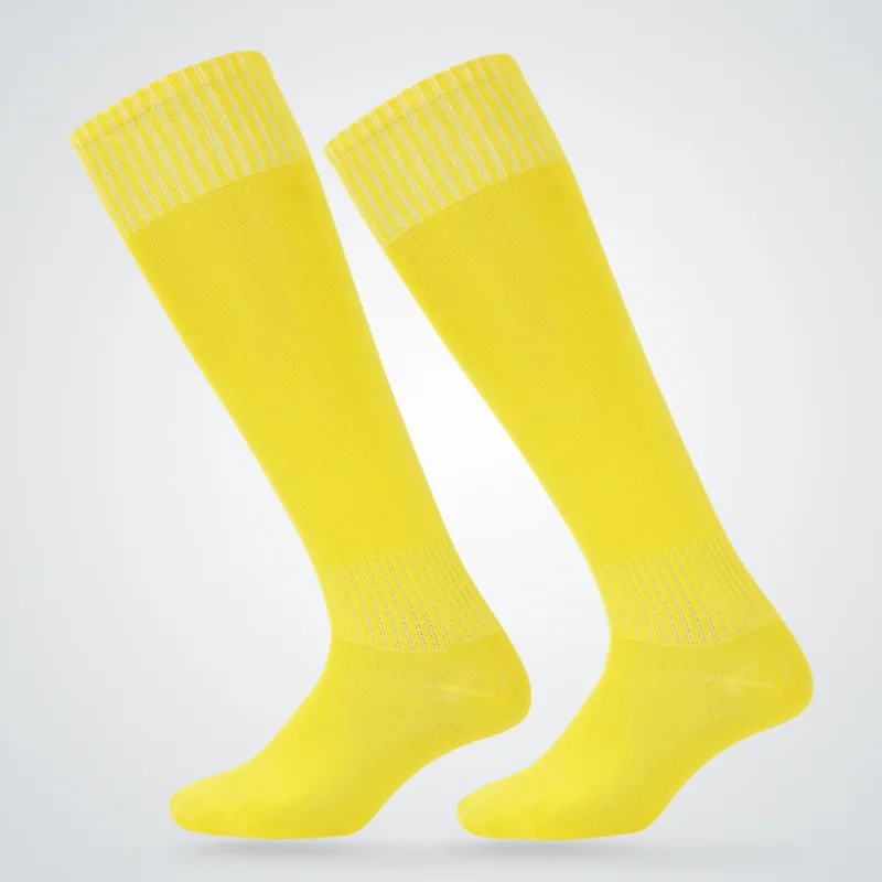 Men Knee High Solid White Black Soccer Socks - Buy Black Soccer Socks ...