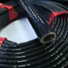 Black Heat Protector Silicone Spark Plug Wire Sleeve