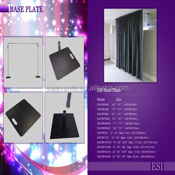 ESI factory Wholesale  pipe and drape wedding backdrop stand for wedding 