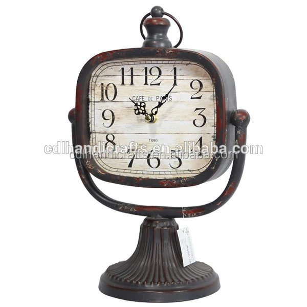 Decorative Rotating Old Fashioned Table Clock Buy Old Fashioned Table