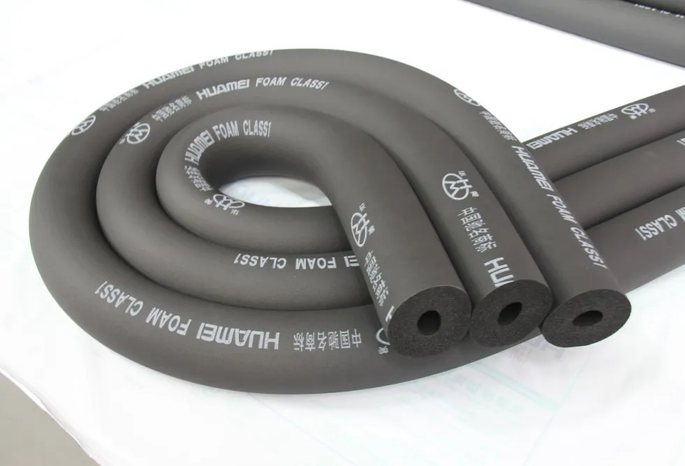 Waterproof Nbr Rubber Foam Copper Pipe Insulation For Air Conditioning