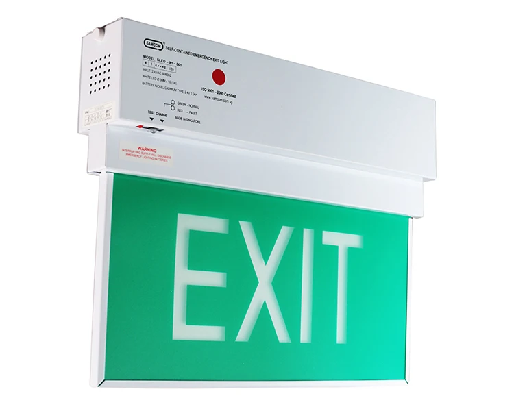 Self-contained Emergency Lighting Emergency Sign Exit Exit Led Sign 1 ...