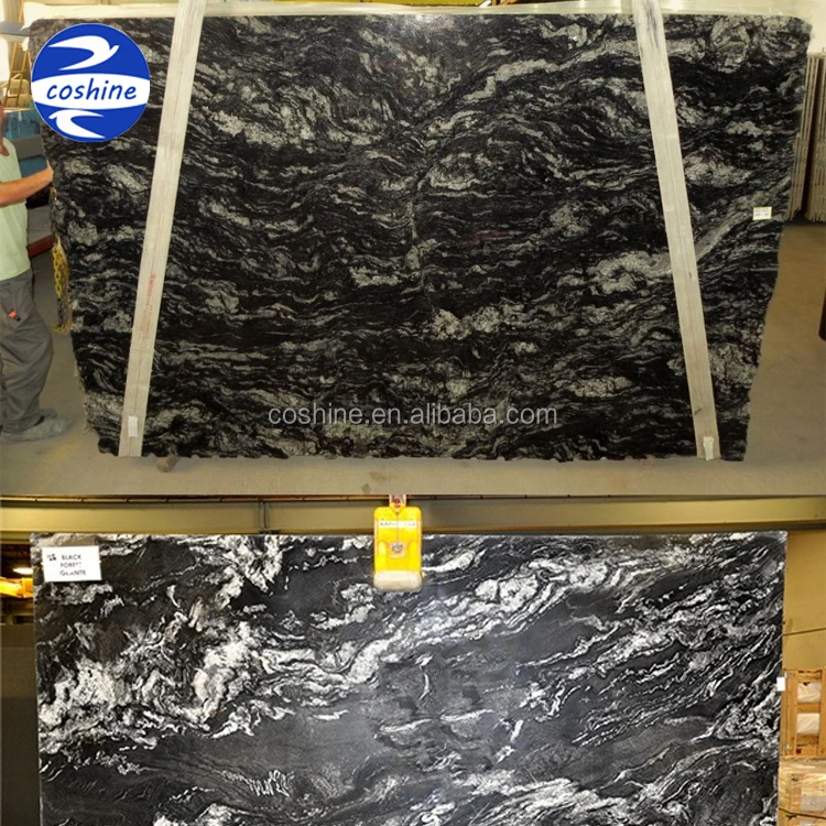 Cheap Indian Cosmic Black Forest Granite Slabs For Sale Buy Black