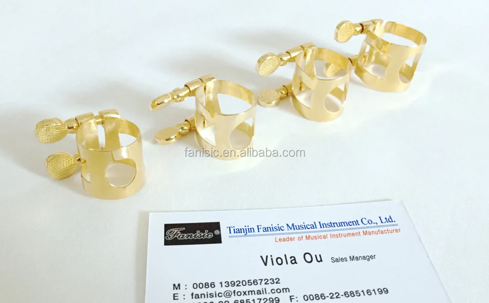 Metal Ligature For Mouthpiece Of Alto/tenor/soprano Saxophone/baritone