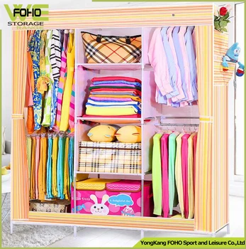 Diy Portable Wardrobe Online India Folding Canvas Wardrobe Fh