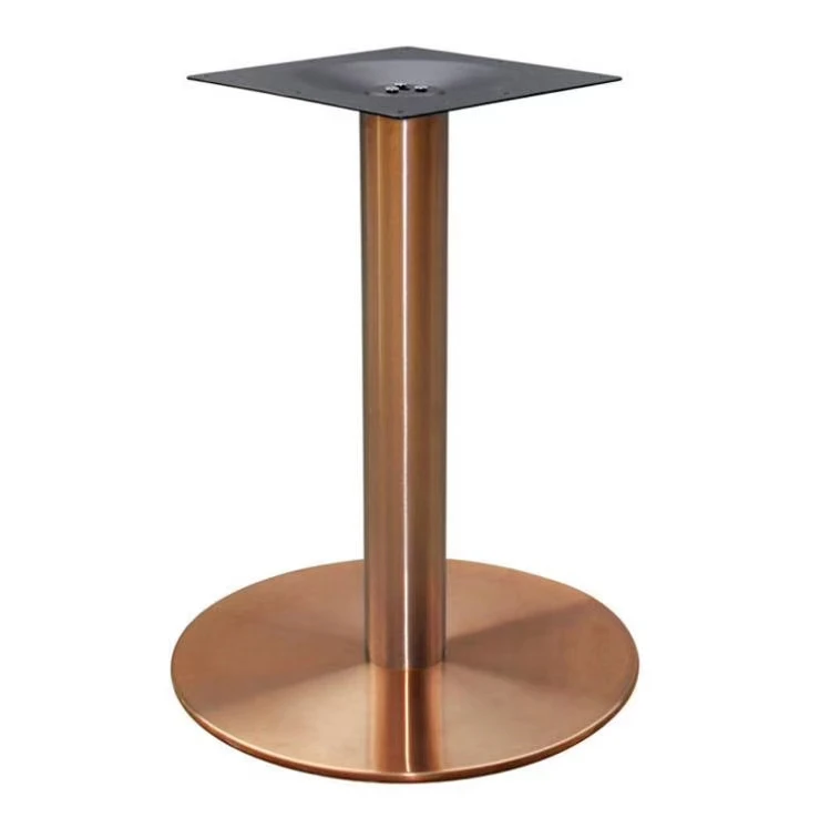 Brass Stainless Steel Rose Gold Table Leg For Stone Top Buy Rose Gold