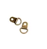 good quality brass small decorative metal shoe lace hooks