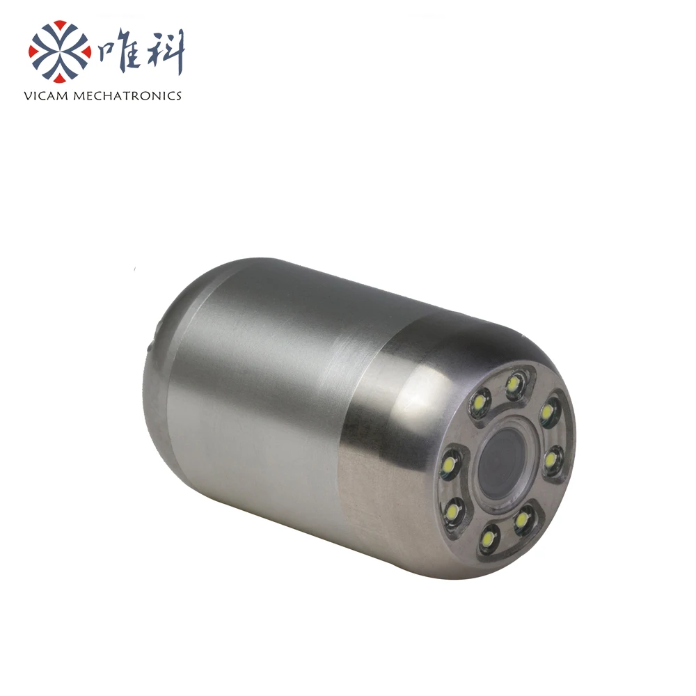 Vicam Industrial Endoscope inspection camera system V10-3288 with 40mm self-leveling camera with 9mm 60m-120m cable