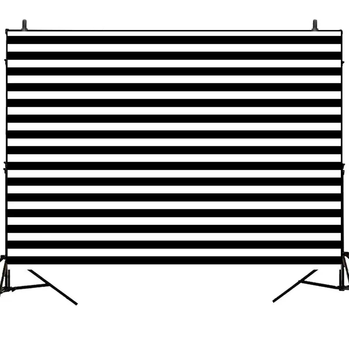Mehofoto Birthday Backdrop for Photography Black and White Stripes Background 7x5ft Birthday Party Wedding Decoration Vinyl Backdrops