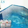 Natural doming modern unique style 2 coponents diy color pigments metallic epoxy floor,clear ab coating