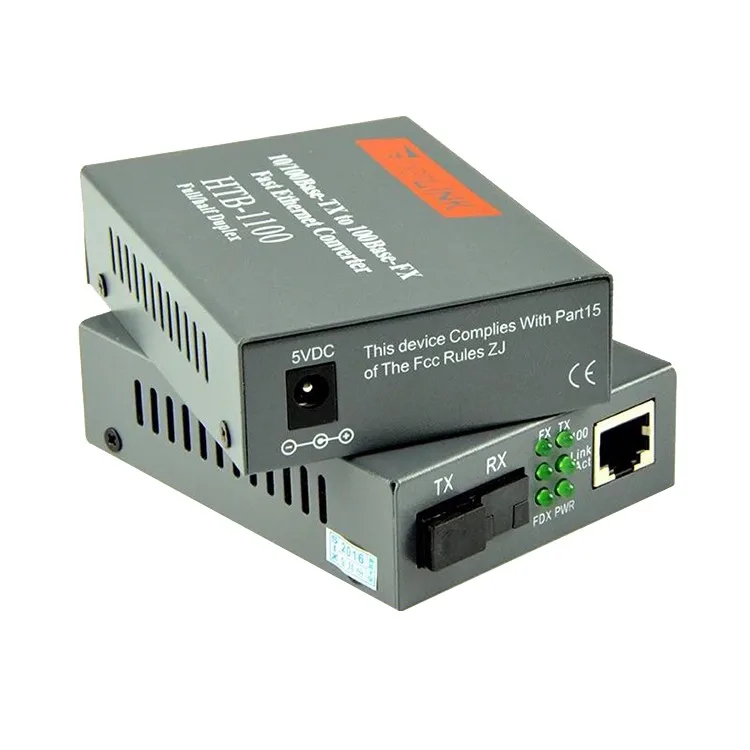 10/100mbps Fiber Optic Media Converter 1 Ch*sc 8 Ch*rj45 Netlink